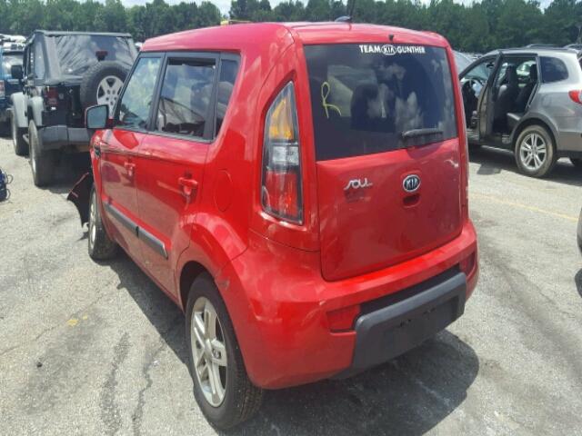 KNDJT2A25B7198978 - 2011 KIA SOUL + RED photo 3