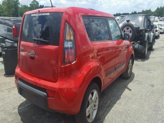 KNDJT2A25B7198978 - 2011 KIA SOUL + RED photo 4