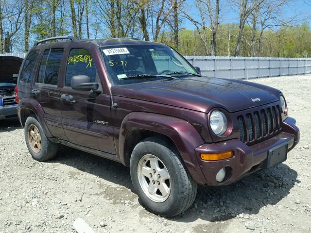 1J4GL58K24W257862 - 2004 JEEP LIBERTY LI BURGUNDY photo 1