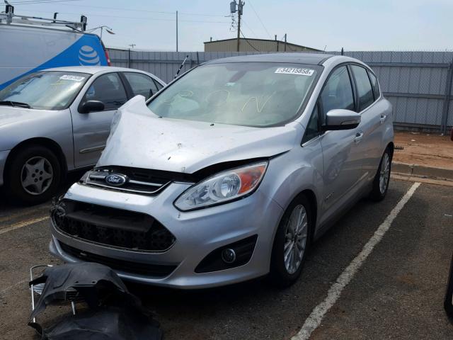 1FADP5BU4EL515556 - 2014 FORD C-MAX SEL SILVER photo 2