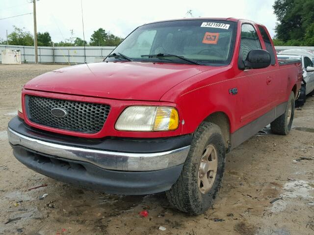 1FTZX172X1NB47088 - 2001 FORD F150 RED photo 2