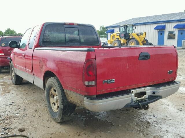 1FTZX172X1NB47088 - 2001 FORD F150 RED photo 3