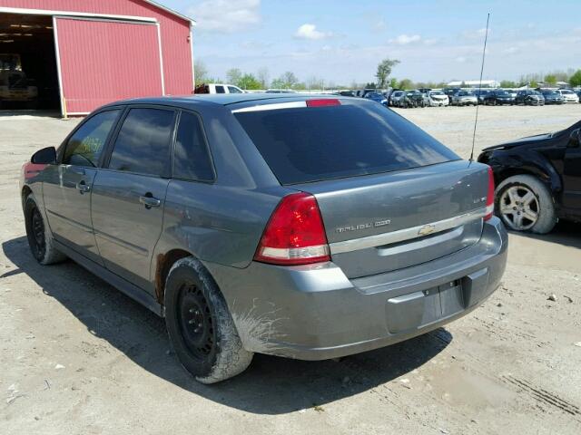 1G1ZT64885F340544 - 2005 CHEVROLET MALIBU MAX ნაცრისფერი ფოტო 3