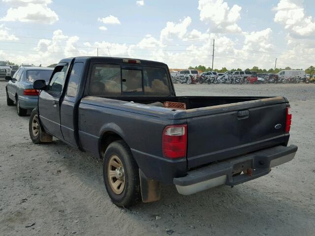 1FTYR44U52TA53033 - 2002 FORD RANGER SUP BLUE photo 3