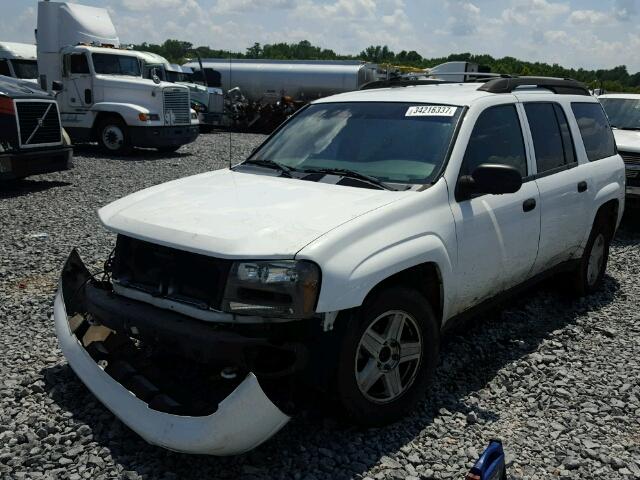 1GNET16S536244439 - 2003 CHEVROLET TRAILBLAZE WHITE photo 2