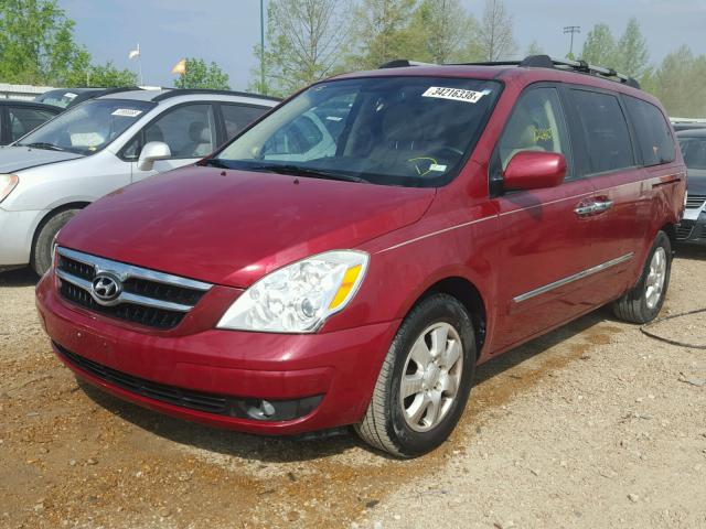 KNDMC233386049261 - 2008 HYUNDAI ENTOURAGE MAROON photo 2