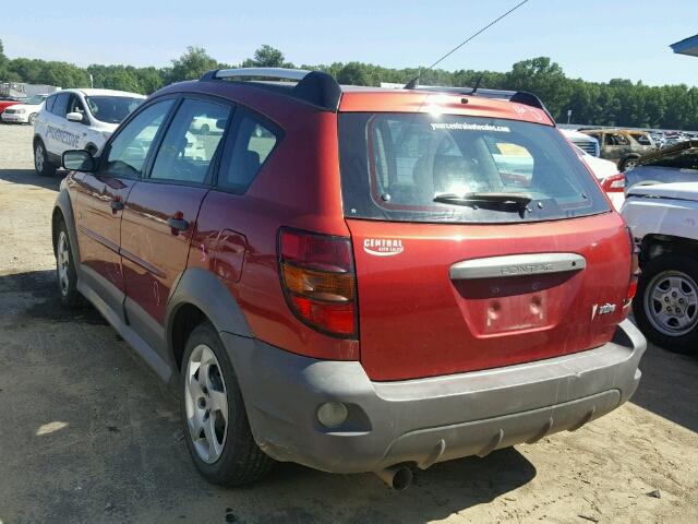 5Y2SL65847Z430508 - 2007 PONTIAC VIBE RED photo 3