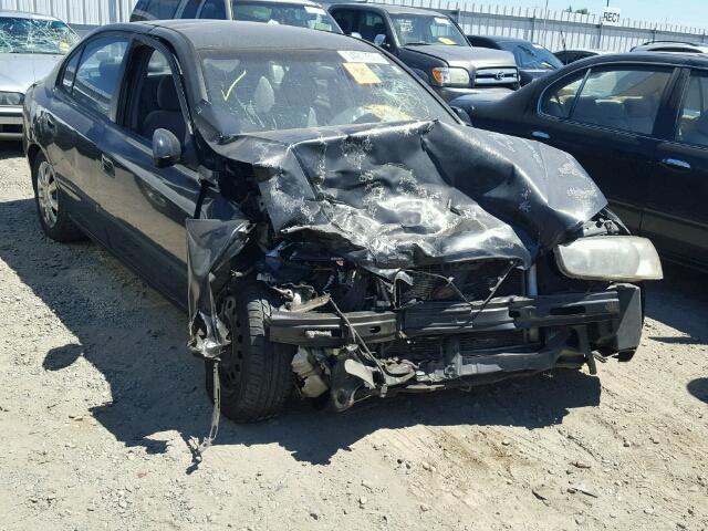 KMHDN45D52U317138 - 2002 HYUNDAI ELANTRA BLACK photo 1