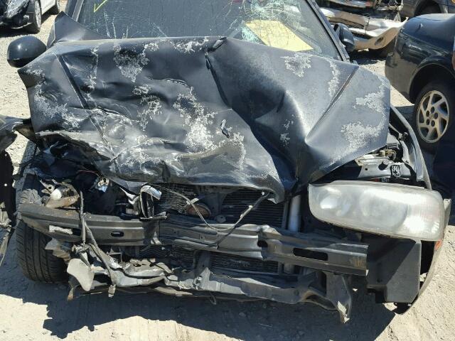 KMHDN45D52U317138 - 2002 HYUNDAI ELANTRA BLACK photo 7