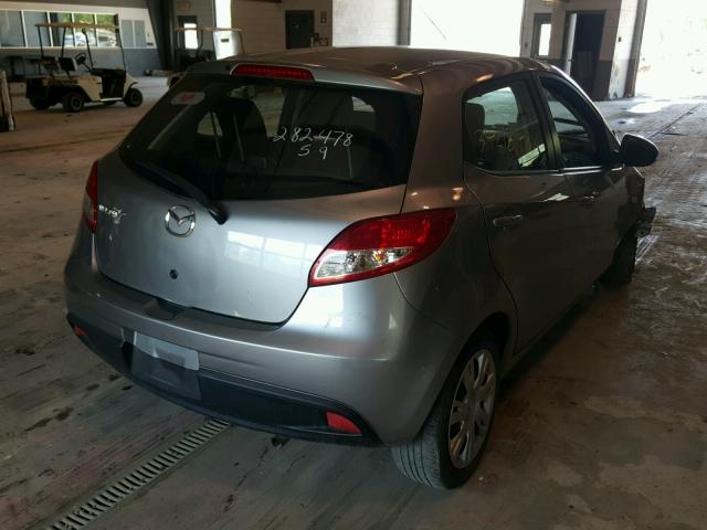 JM1DE1KZ4E0183060 - 2014 MAZDA MAZDA2 SPO GRAY photo 4