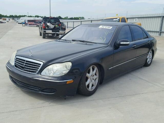 WDBNG84J33A365028 - 2003 MERCEDES-BENZ S 500 4MAT BLACK photo 2