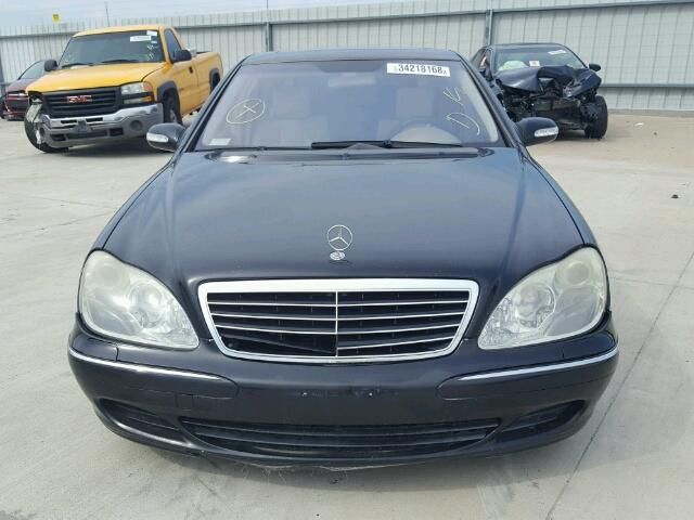 WDBNG84J33A365028 - 2003 MERCEDES-BENZ S 500 4MAT BLACK photo 9