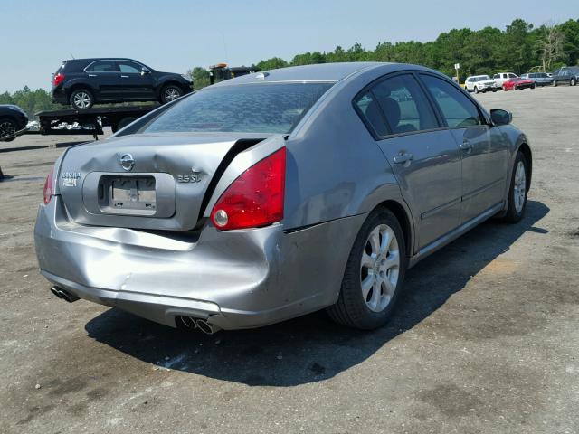 1N4BA41E08C811482 - 2008 NISSAN MAXIMA SE SILVER photo 4