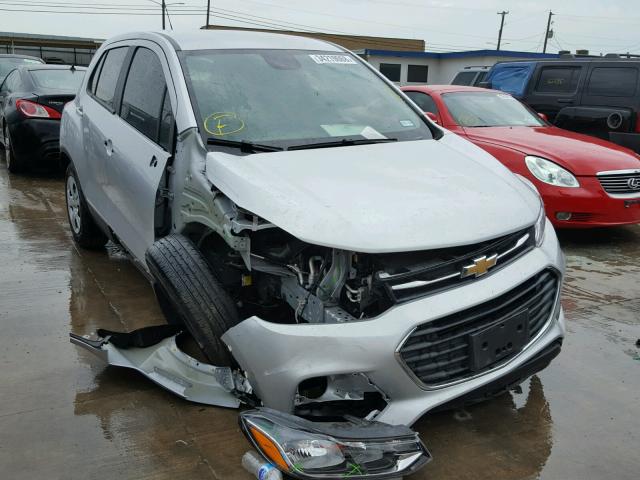 KL7CJKSB4HB058632 - 2017 CHEVROLET TRAX LS SILVER photo 1