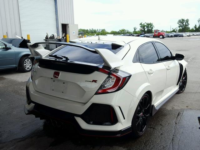 SHHFK8G79HU200568 - 2017 HONDA CIVIC TYPE WHITE photo 4