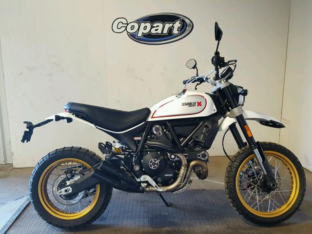 ZDMKAFBMXHB001637 - 2017 DUCATI SCRAMBLER WHITE photo 10