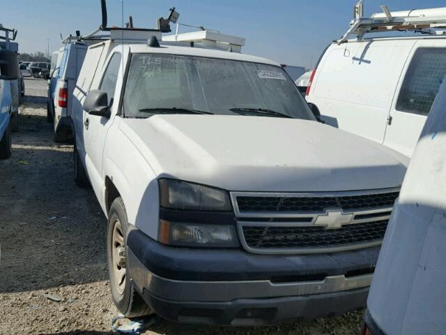 1GCEC14X37Z147834 - 2007 CHEVROLET SILVERADO WHITE photo 1