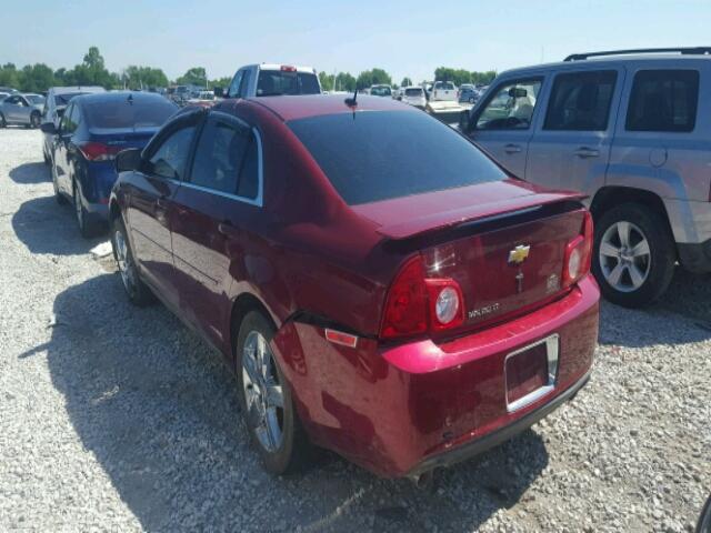 1G1ZD5E72BF305619 - 2011 CHEVROLET MALIBU 2LT MAROON photo 3