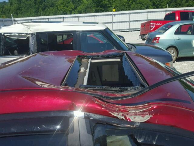 1G1ZD5E72BF305619 - 2011 CHEVROLET MALIBU 2LT MAROON photo 9