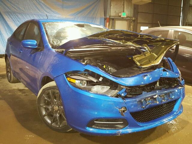 1C3CDFAA2FD432980 - 2015 DODGE DART SE BLUE photo 1