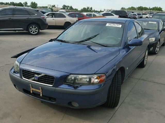 YV1RS53D812082198 - 2001 VOLVO S60 BLUE photo 2