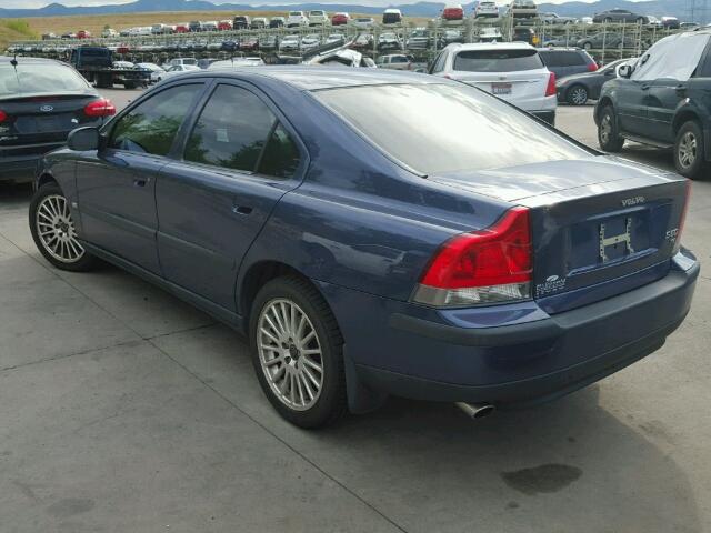 YV1RS53D812082198 - 2001 VOLVO S60 BLUE photo 3