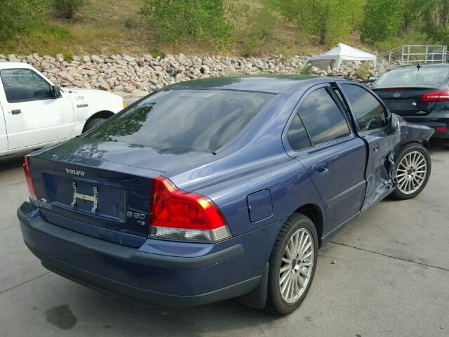 YV1RS53D812082198 - 2001 VOLVO S60 BLUE photo 4