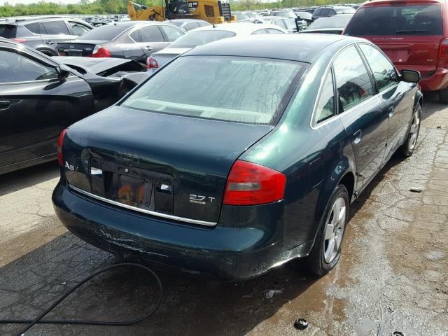 WAUED54B8YN032452 - 2000 AUDI A6 2.7T QU GREEN photo 4