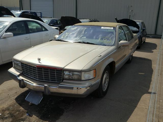 1G6DW52P0TR713135 - 1996 CADILLAC FLEETWOOD GOLD photo 2