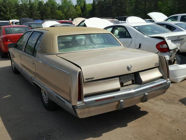 1G6DW52P0TR713135 - 1996 CADILLAC FLEETWOOD GOLD photo 3