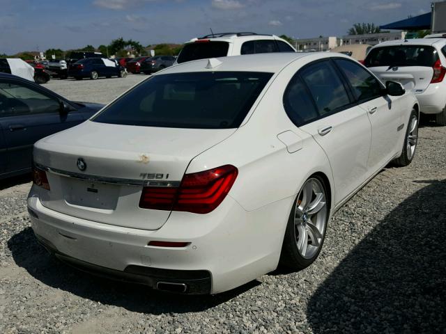 WBAYA8C5XED228364 - 2014 BMW 750 I WHITE photo 4