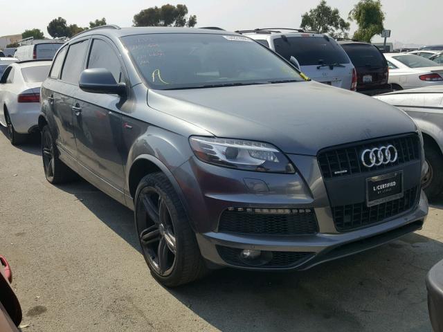 WA1DGAFE5ED013830 - 2014 AUDI Q7 PRESTIG GRAY photo 1