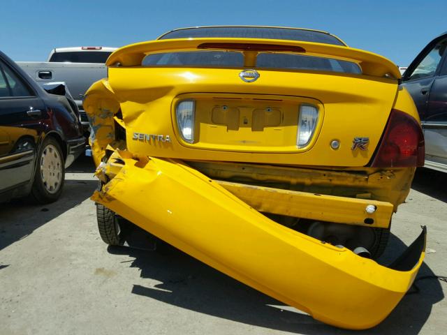 3N1AB51D76L486611 - 2006 NISSAN SENTRA SE- YELLOW photo 9