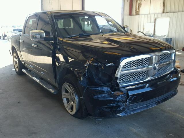 1C6RD6PT7CS324237 - 2012 DODGE RAM 1500 L BLACK photo 1