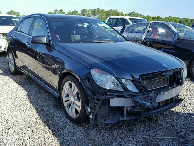 WDDHF2EBXBA290676 - 2011 MERCEDES-BENZ E 350 BLUE GRAY photo 1