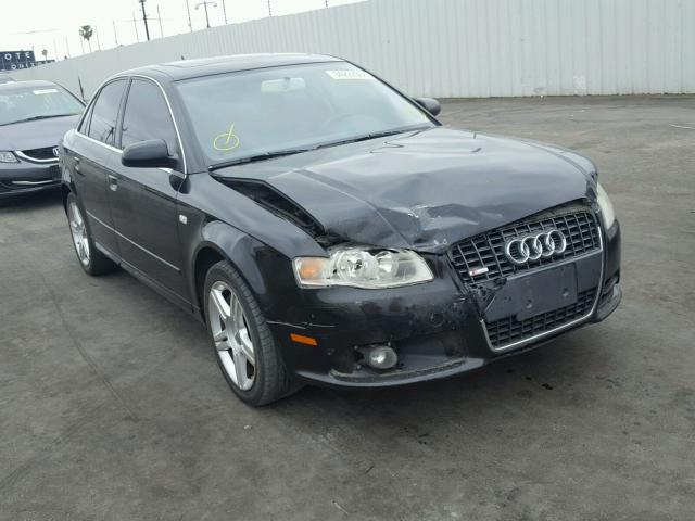 WAUAF78E88A102094 - 2008 AUDI A4 2.0T BLACK photo 1