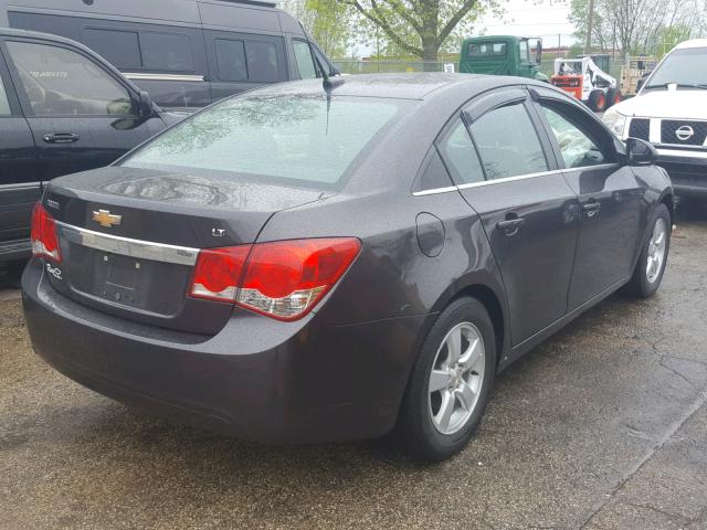 1G1PC5SBXE7478385 - 2014 CHEVROLET CRUZE LT GRAY photo 4