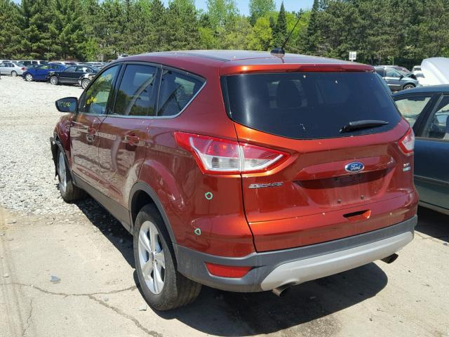 1FMCU9GX3FUB49234 - 2015 FORD ESCAPE SE ORANGE photo 3