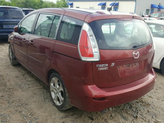 JM1CR293390334239 - 2009 MAZDA 5 RED photo 3