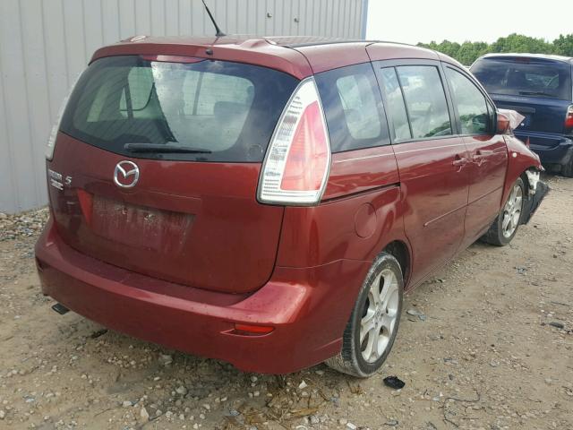 JM1CR293390334239 - 2009 MAZDA 5 RED photo 4