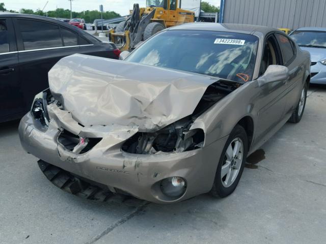 2G2WP552X61158182 - 2006 PONTIAC GRAND PRIX BROWN photo 2
