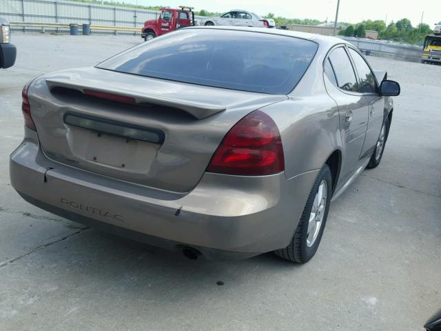 2G2WP552X61158182 - 2006 PONTIAC GRAND PRIX BROWN photo 4