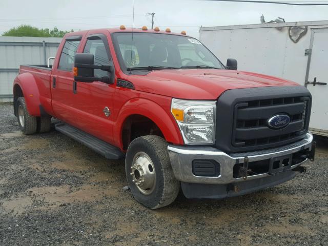 1FT8W3DT0CEB37969 - 2012 FORD F350 SUPER RED photo 1
