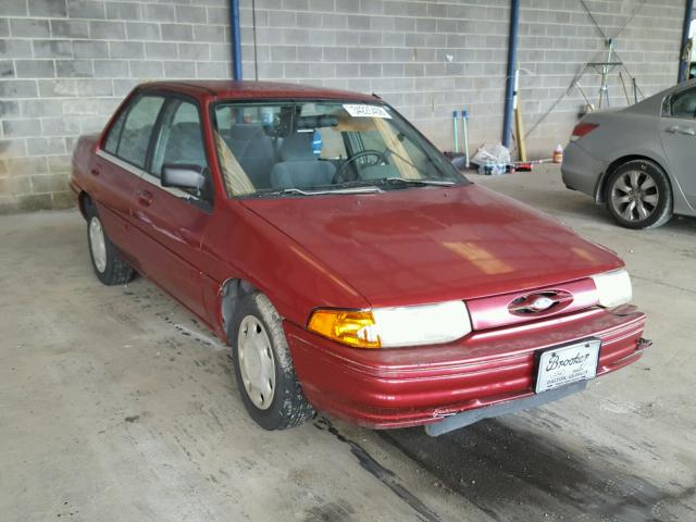 3FARP13J0RR103905 - 1994 FORD ESCORT LX MAROON photo 1