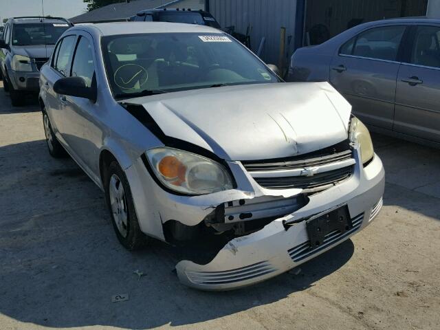 1G1AK55F977343666 - 2007 CHEVROLET COBALT LS SILVER photo 9