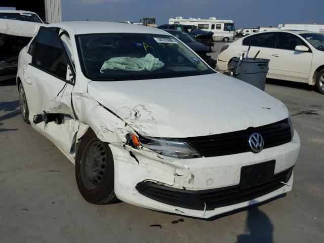 3VW2K7AJ1EM308749 - 2014 VOLKSWAGEN JETTA BASE 白色 照片 1