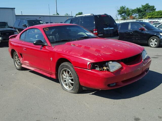 1FALP4047TF134613 - 1996 FORD MUSTANG RED photo 1