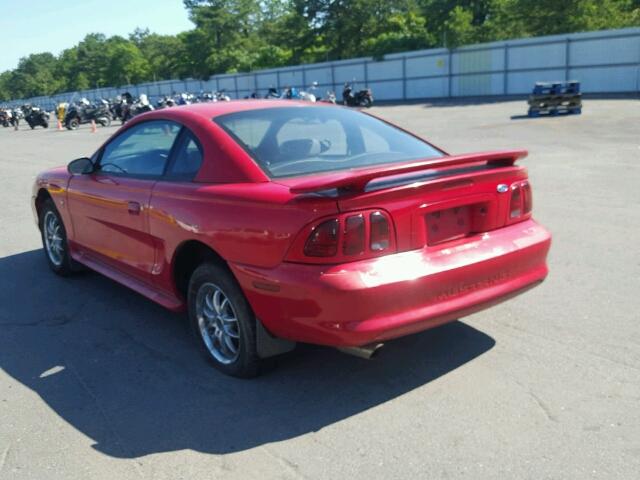 1FALP4047TF134613 - 1996 FORD MUSTANG RED photo 3