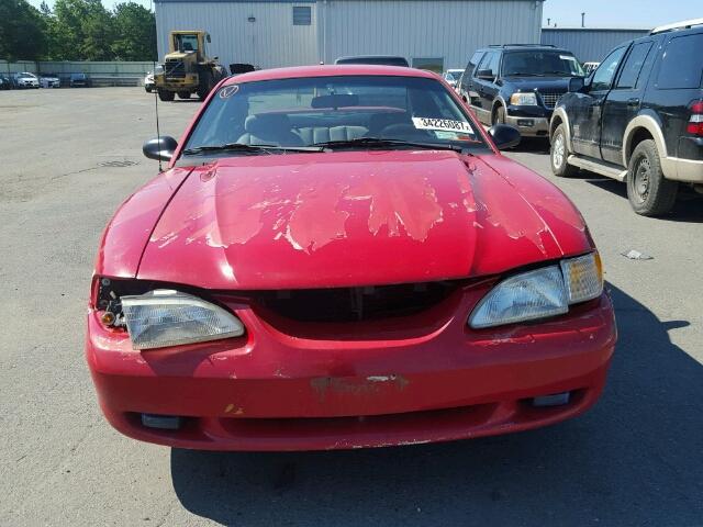 1FALP4047TF134613 - 1996 FORD MUSTANG RED photo 9
