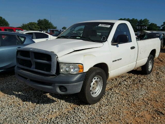 1D7HA16N75J648600 - 2005 DODGE RAM 1500 WHITE photo 2